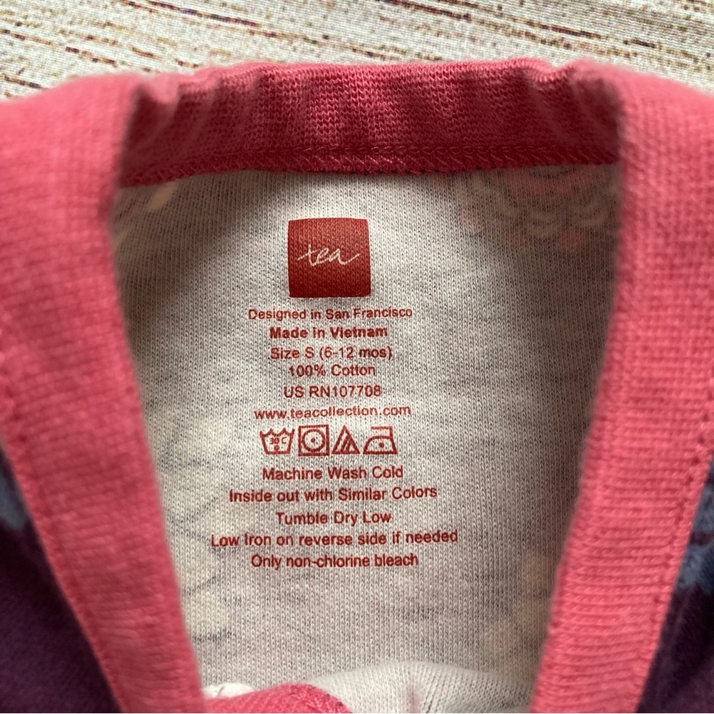 Tea Collection Wrap Tunic Destination West Africa Top Girls Size Small 6-12 mo - Picture 4 of 4